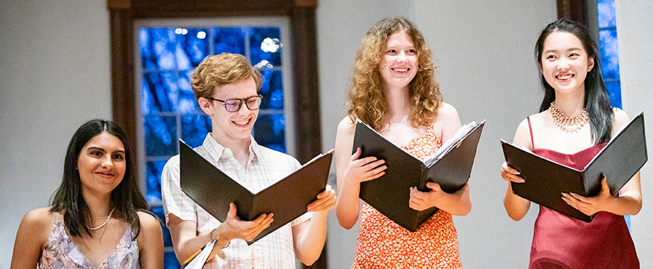 Students smiling